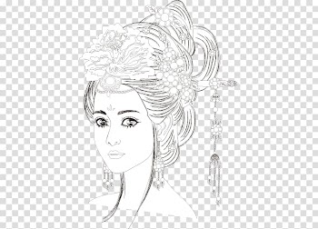 Drawing Sketch, Beauty line transparent background PNG clipart