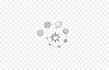 Drawing The arts Aesthetics - Hand-painted Planet 