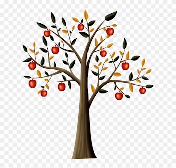 Drawing Tree Apple Clip Art - Drawing Tree Apple Clip Art