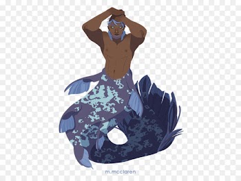 Drawing Tumblr Text - merman 