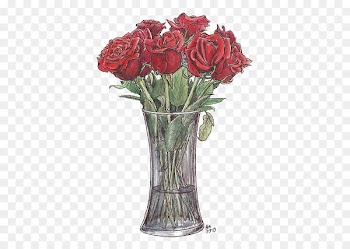 Drawing Watercolor painting Art Sketch - Hand-painted roses 
