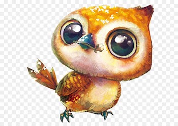 Drawing Watercolor painting Illustration - Cartoon bird 
