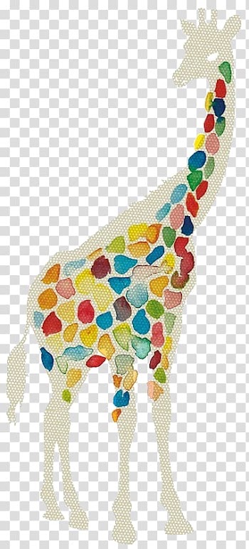 Drawing Watercolor painting Illustration, giraffe transparent background PNG clipart