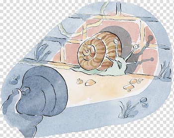 Drawing Watercolor painting Illustration, Snails found in watercolor illustrations by flashlight transparent background PNG clipart