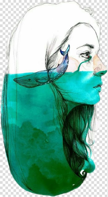 Drawing Watercolor painting Sketch Art, sea transparent background PNG clipart
