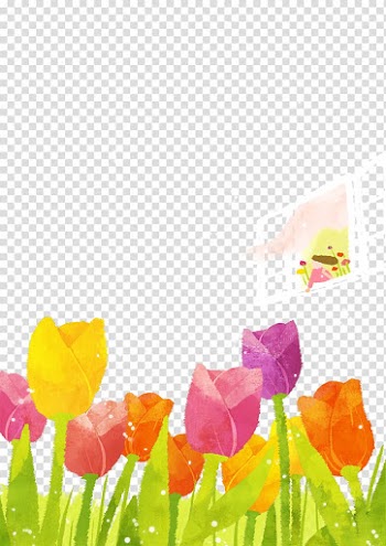 Drawing Watercolor painting, tulip transparent background PNG clipart