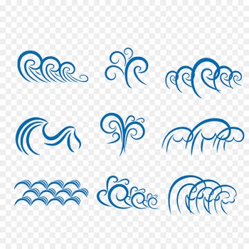 Drawing, Wind Wave, Sea, Text, Blue PNG