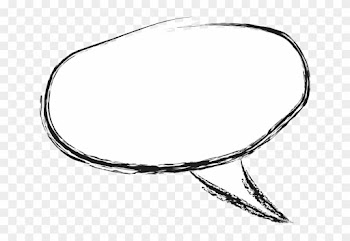 Drawn Cloud Clear Background - Chat Bubble Transparent Background
