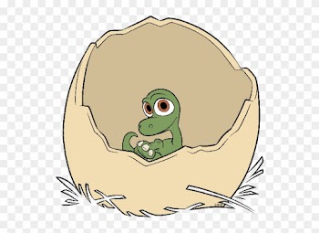 Drawn Dinosaur Transparent - Dinosaur Baby Clip Art