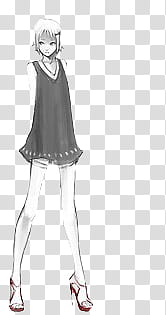 Drawn Girls , anime girl illustration transparent background PNG clipart