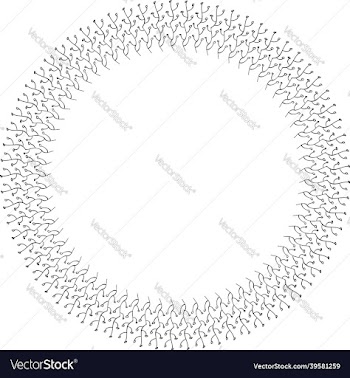 drawn minimal doodle flower wreath