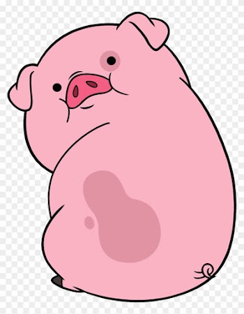 Drawn Pig Gravity Falls - Dibujos De Pato Gravity Falls