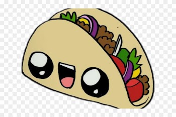 Drawn Tacos Kawai - Cute Food 365 Sketches