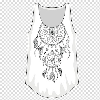 Dreamcatcher Native Americans in the United States Tribe Drawing, White vest transparent background PNG clipart