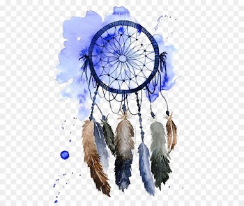 Dreamcatcher Watercolor painting Drawing - Dreamcatcher 