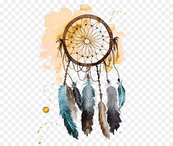 Dreamcatcher Watercolor painting Drawing - Dreamcatcher 