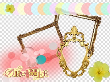 Dreamer Texture, three frames illustration transparent background PNG clipart