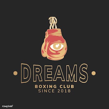 Dreams boxing club illustration | Free stock vector - 557998