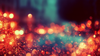 Dreamy Abstract City Lights at Night