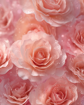 Dreamy Pastel Pink Rose Background