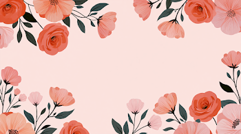 Dreamy Spring Floral Background