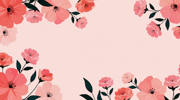 Dreamy Spring Floral Background