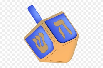 Dreidel Hanukkah Clip Art - Dreidel Transparent