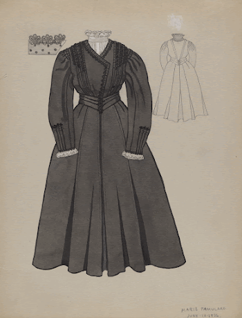 Dress (c. 1936) by Marie | Free Photo - rawpixel