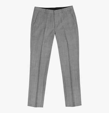 Dress Pants Png - Mens Grey Window Pane Dress Pants - Free ...