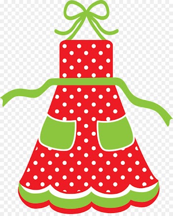 Dress Pattern Apron Vintage clothing - potholders background 