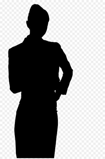 Dress Shoulder Silhouette Font Black M -  