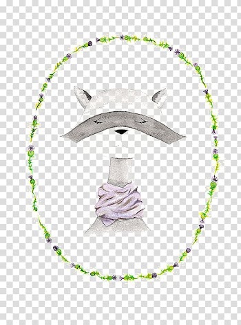 Dressed fox , Raccoon Watercolor painting Art Illustration, raccoon transparent background PNG clipart