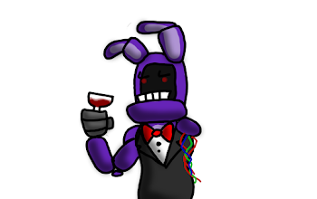 Drew a bemused-looking Old Bonnie. : fivenightsatfreddys
