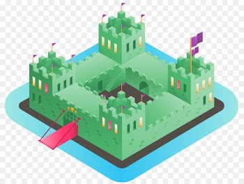 Dribbble Designer Illustration Fortification -  