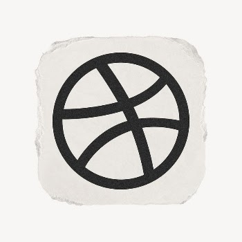 Dribbble icon for social media | Free Icons - rawpixel