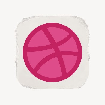 Dribbble icon for social media | Free Icons - rawpixel