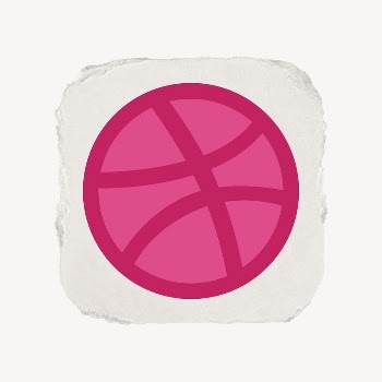 Dribbble icon for social media | Free Icons - rawpixel