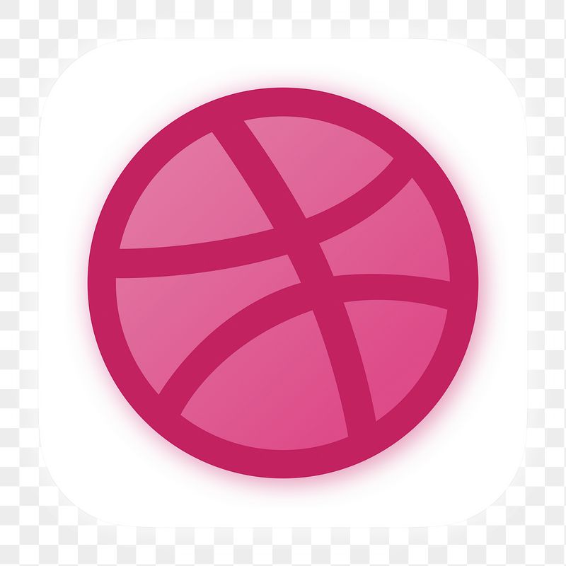 Dribbble icon for social media | Free Icons - rawpixel