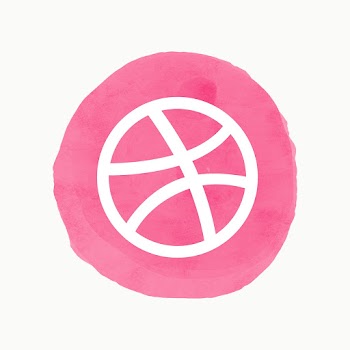 Dribbble icon psd for social media in… | Free stock illustration | High Resolution graphic