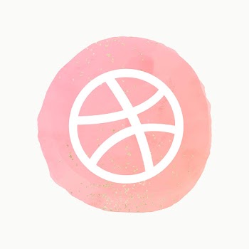 Dribbble icon vector for social media in… | Free stock illustration | High Resolution graphic