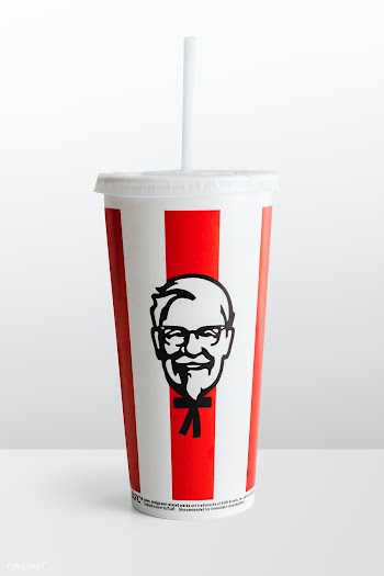 Drink in a paper cup from KFC in Thailand. JANUARY 29, 2020 - BANGKOK,.. | Free  psd mockup - 2355623