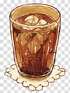 Drink Up, brown drinking glass illustration transparent background PNG clipart