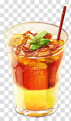 Drink Up, glass of ice tea transparent background PNG clipart
