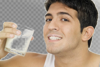 Drinking Milk Free PNG Image