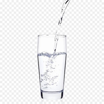 Drinking pure water 