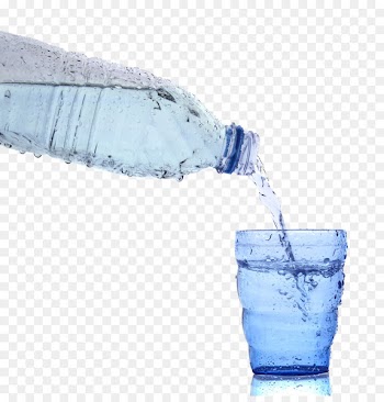 Drinking water Mineral water Bottle - Free bottle of mineral water to pull 