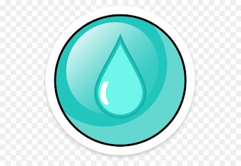 Drinking water United States of America Running Donation - ati badge 