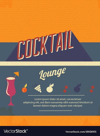 Drinks and fruits vector image