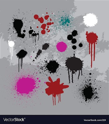Drips drops and spray vector image