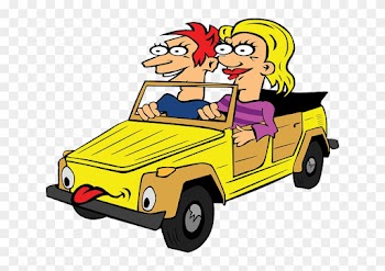 Drive, Two, People, Boy, Man, Lady, Woman, Girl, - Drive Off Phrasal Verb
